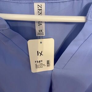 Zenana Outfitters women’s Spring Blue Shirt